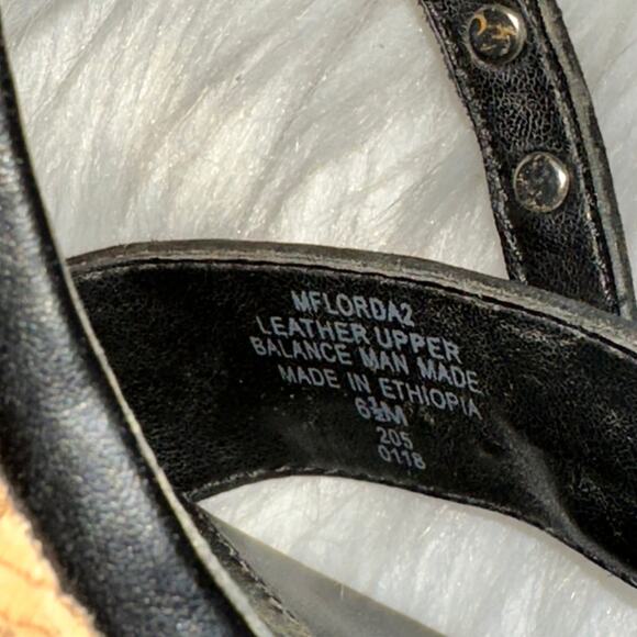 Marc Fisher Lorda Spike Leather Wedge Sandal - Picture 10 of 10